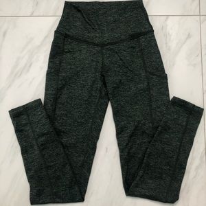 AERIE Chill Play Move Green Leggings XS